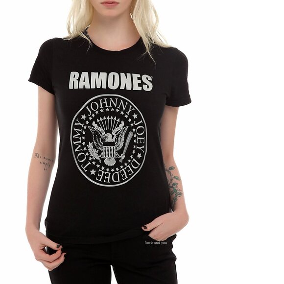 Ramones Tops - Ramones NYC Seal Logo punk rock Official T-Shirt 3XL NWT